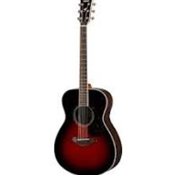 Yamaha FS830 TBS Small body, folk guitar; solid Sitka spruce top, rosewood back and sides, die-cast chrome tuners; Tobacco Sunburst